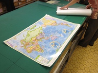 地図をラミネートすると今までよりも広いフィールドで活用出来ますね！