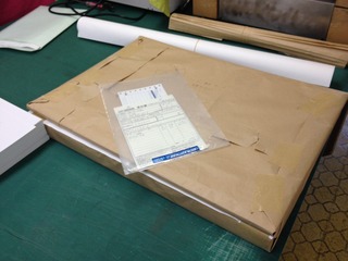 【本日のお仕事】PP加工なんですが冊子やブックモノの表紙に加工で・・・