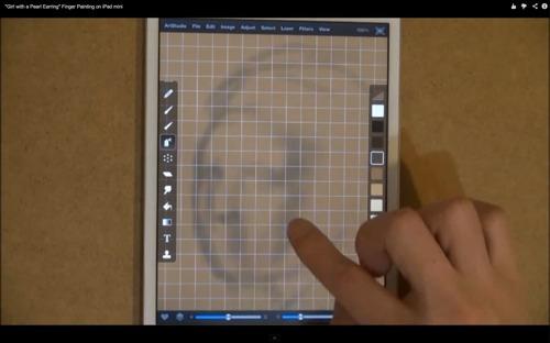 この模写がすごい！ iPad miniと指先だけでフェルメール「真珠の耳飾りの少女」を模写した猛者が現れたぞ