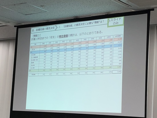 原価改善・価格設定入門セミナーでした。