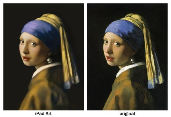 この模写がすごい！ iPad miniと指先だけでフェルメール「真珠の耳飾りの少女」を模写した猛者が現れたぞ
