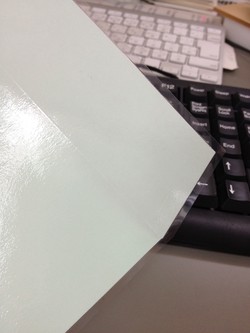 「薄手ラミネートして予想外に丈夫になった封筒」！サービスで手軽にオリジナル書類ケースを作って経費削減！