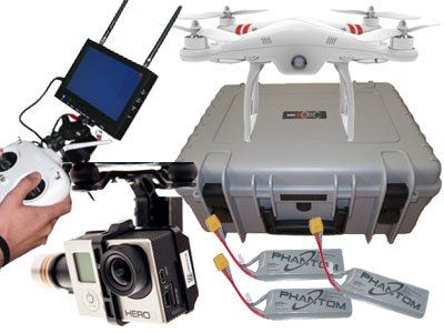 GoProを装着できるラジコンヘリ【Drones DJI Phantom】がいいね！百個分！