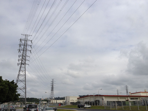 雲が多いです！