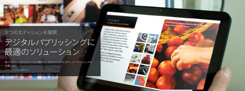 Adobe Digital Publishing Suite　は、どうなんでしょうかね？