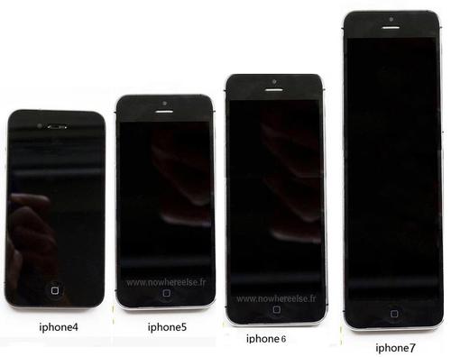 iPhone5が発売されたばかりだけどもう6も7も画像流出！