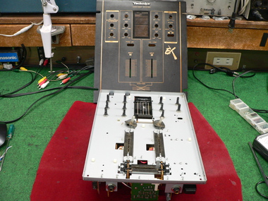 Technics　　SH-EX1200　修理　沖縄県内より　CUE　スイッチ交換修理、各部点検調整、
