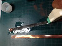 銅板をメッキ加工