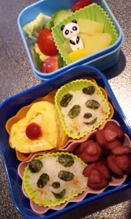 お弁当（上野動物園のパンダ） 2011/12/15 08:49:35
