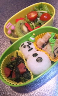 お弁当（南の島の雪だるま） 2012/01/19 08:48:00