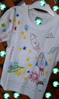 日曜参観★親子でTシャツ作り