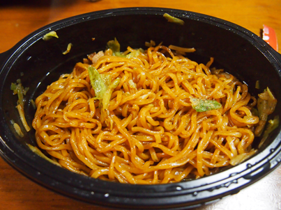 食べてみた☆ニッチン食堂　太麺ソース焼そば