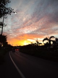 夕暮れ時…！ 2010/08/12 19:28:41