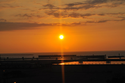 夕日