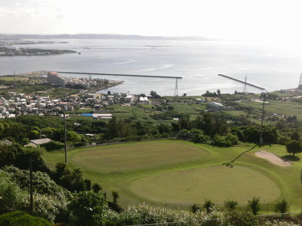 芝刈り in 中城　