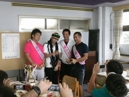 芝刈り in 中城　