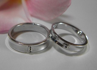 JAZZ♪な二人の結婚指輪