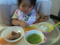 夜ご飯。 2012/07/06 18:57:20