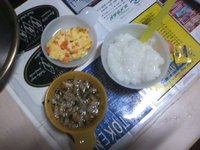 娘っちの夜ご飯。 2012/03/08 21:00:20