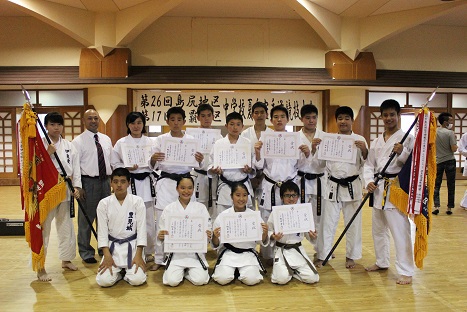 那覇・島尻地区中学校夏季空手道競技大会