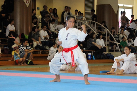 那覇・島尻地区中学校夏季空手道競技大会