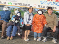 充実の顔出しパネル