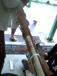 旗頭の竿制作 2010/09/09 19:53:23