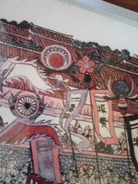 王朝時代の綱挽絵