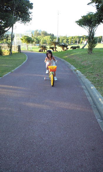 昨日も自転車