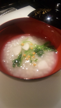 七草粥と砂辺初乗り 2011/01/08 04:07:52