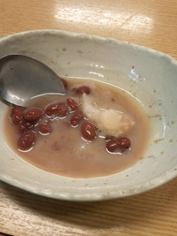 氷ミルクぜんざい
