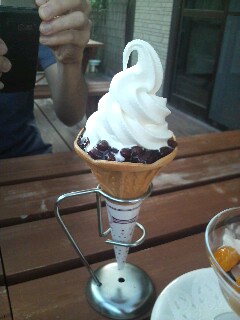 瀬底のソフトクリーム！