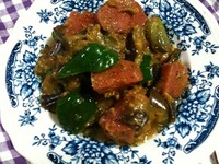 A green pepper and Eggplant 2010/08/18 12:50:43
