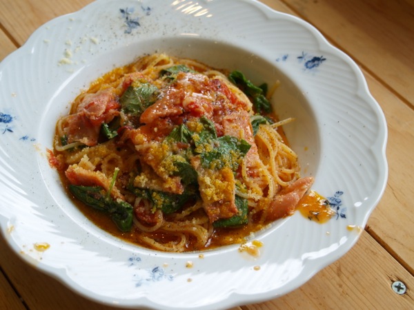 フレッシュハーブのパスタ