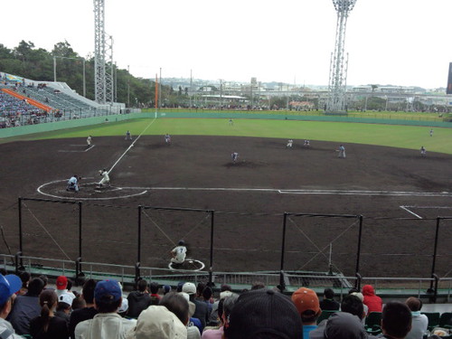 秋季九州高校野球大会に行ってきました。
