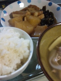 夕飯。