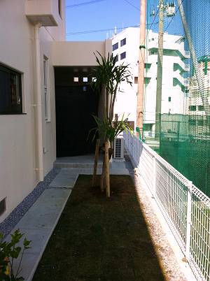 S様邸の植栽。