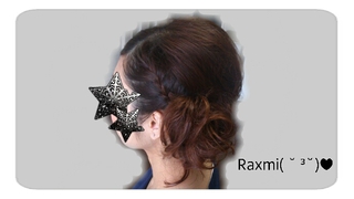 続いて。。。中部へ出張ヘアーセット～    編み込みアップ
