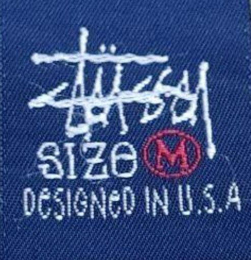 怪しいタグ　stussy
