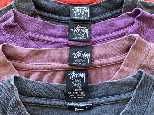 手持ちのstussy 黒タグズ