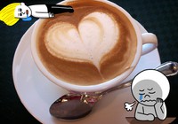 カプチーノが・・・ 2014/05/07 14:50:34