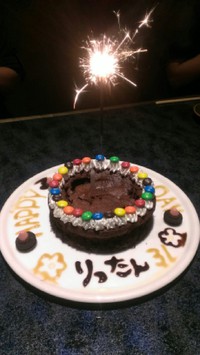 誕生日のケーキ♪ 2014/09/03 18:19:02