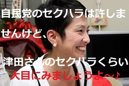 国会でセクハラ暴力・津田弥太郎議員は即刻辞職しろ!