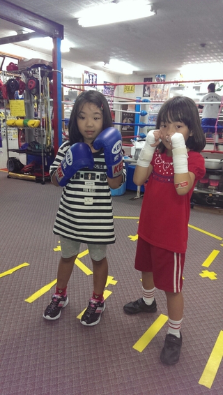天才少女と天才少年 琉球ボクシングジム