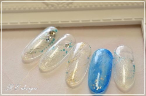 sacraジェル　ジェルネイルデザインサンプル画像