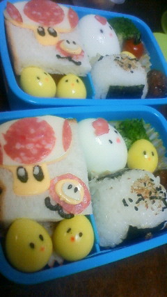 がんばって☆キャラ弁☆