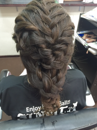 ヘアアレンジで来店のお客様^_^ 2016/06/25 19:48:15