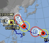 台風接近 2015/07/09 10:51:58