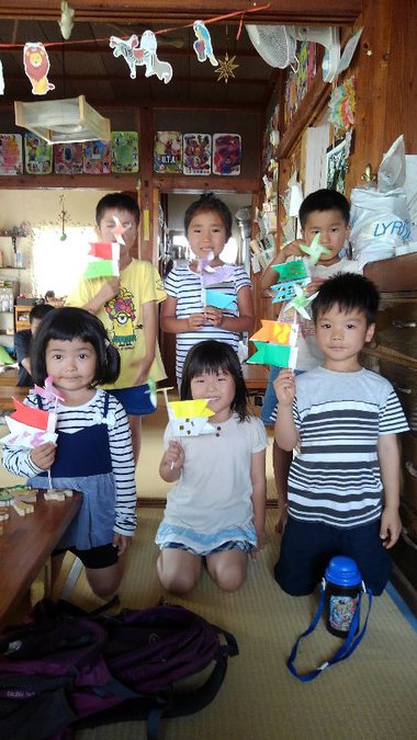 こいのぼり作り ４月２４日 そらいろえんブログ 保育園 幼稚園