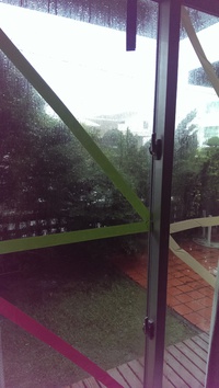 わが家の台風被害(///ω///)♪ 2014/07/08 19:13:02